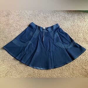 NWT! Denim Blue Patch Pocket Swing Skirt, Retro, Vintage Inspired, 1X/16